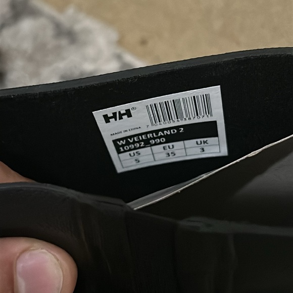 Helly Hansen Rain Boots Womens Size 5 Waterproof Tall Rubber Black NEW NWOB Gorp - Picture 8 of 9